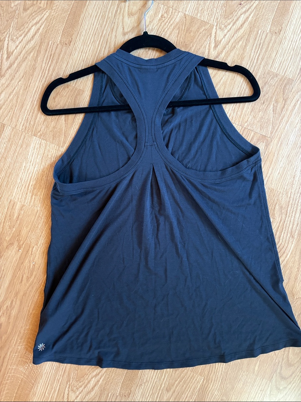 Athleta Navy High-Neck Racerback Tank - Picture 3 of 3